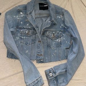 Fashion nova Bachelorette party denim jacket size medium